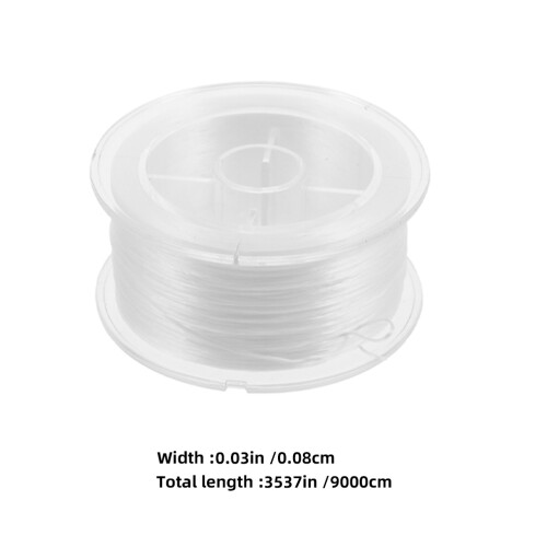 3Rollen Elastisch Plat Wit Voor Stretchbare Armbanden Knutselen 1