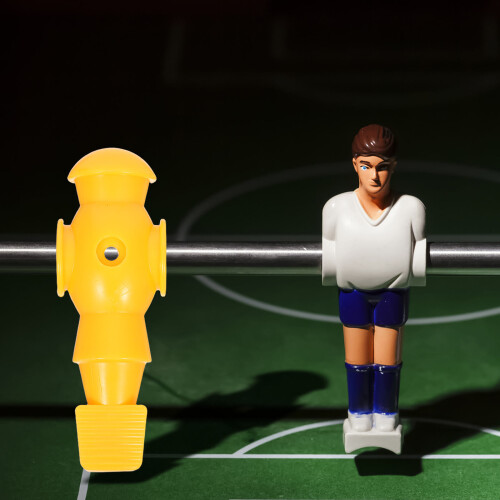 8St Compacte Tafelvoetbal Figuren Van Duurzaam Kunststof 2