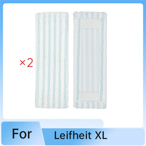 2pcs Mop for  XL Mop Flat Replacement Microfiber Spare Mop Vacuum Cleaner Replacement Accessories 2