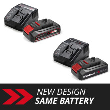 Einhell 18V 25Ah LithiumIon Battery and Charger Set Power XChange Batt