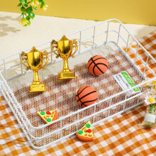 2Sets Kleurrijke Basketbal Taartdecoraties Voor Kinderfeest