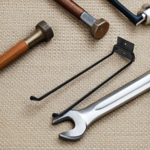 Stabiele Zwarte Wandhouder Voor En Schoppen in Garage