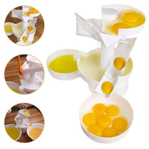 MUMQAQ Egg White Separatorc, Egg Yolk Separator, Quick Egg Separator Egg Yolk Separator Protein Separator for Baking Cakes, Kitchen Tools for Restaur 1