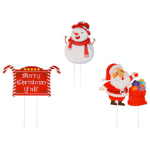3St Kersttuinborden Voor Buiten Duurzaam Kunststof Decor