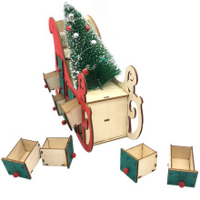 1Xmas Decoratieve Kalender Hout Voor Slaapkamer & Woonkamer
