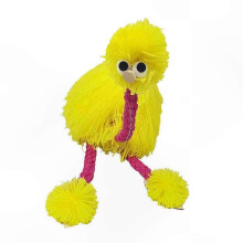 (yellow) Wooden String Puppet Funny Marionette Toy Fast-Good Quality Handcrafted Articulated Figure
