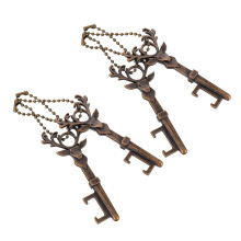 4St Creatieve Kerst Bieropener Hert Flessenopener Bruin
