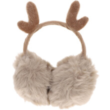 1Set Comfortabele Earmuff Rugzak Met Ritssluiting En Antlers