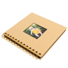 1Geel Papieren Baby Fotoalbum Met DIY Scrapbooking Functies