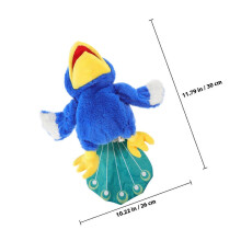 Storytelling Peacock Hand Puppet Plush Toy for Kids Playing Assorted Color
