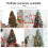 1St Stevige Kerstboom Opbergtas Met Capaciteit, Grijs Polyester 4