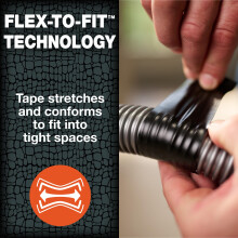 TREX Flexible Waterproof Tape Heavy Duty Adhesive Waterproofing Tape