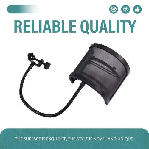 Studio Microphone Filter Flexible Wind Screen Sound Filter with Gooseneck Mic Shield for Speaking Recording Accessories 1