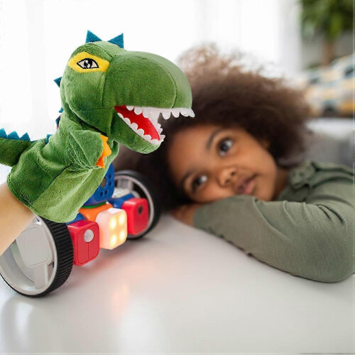 Adorable Dinosaur Hand Puppet Plush Hand Puppet Toy for Kids 2