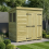 6 x 4 Pent Shed Tanalised (Double Door, With Windows) 1