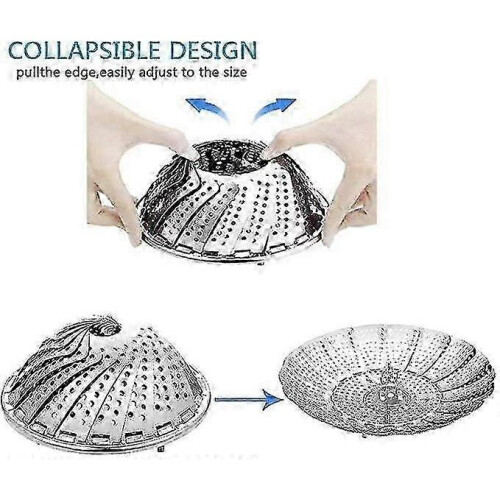 2 Vegetable Steamers, Collapsible Vegetable Steamer 1