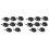 16Pcs Hat Hooks for Wall Hat Rack for Baseball Cap Hat Display Hat Hangers for Wall Black 2
