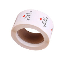 500St Lieve Ronde Stickers Met Hart Voor Kleine En DIY