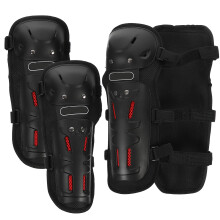 1Set Beschermende Motorfiets Elleboog Pads Voor Volwassenen Zwart