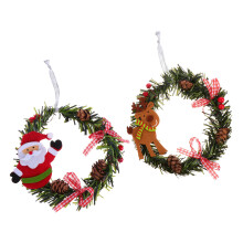 2St Duurzame Kerstkrans Decoratie Met PVC En Non-Woven Materiaal