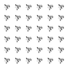 100St Slijtvaste Legering Ster Rivets Voor Mode En Kledingdecoratie