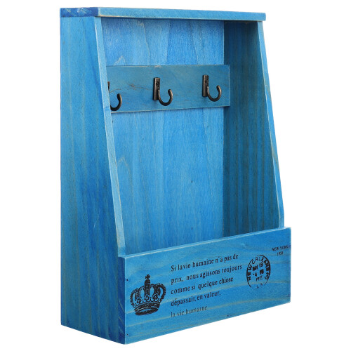 1Houten Sleutelhouder Opberghouder