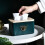 Praktische Groene Tissue Box ABS Duurzaam 3