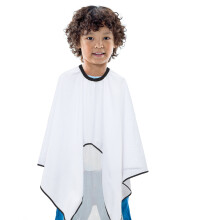1St Haar Knipcape Voor Kinderen Zwart Waterafstotend PVC