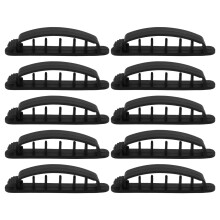10St Kabelclips Met Hechting - Kabel Organizer Voor Bureau