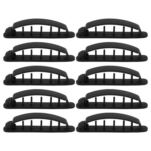 10St Kabelclips Met Hechting - Kabel Organizer Voor Bureau
