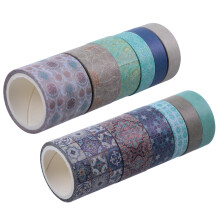 12St Multicolor Decoratieve Washi Tape Voor Dagboeken En Stickers
