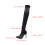 1Long Boot for Girls Zwarte Stretch Hak Met Decor 1