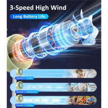Ventilador magnético para celular 3 em 1, recarregável, com clipe, suporte para celular e haste flexível 360, ideal para viagens, mesa