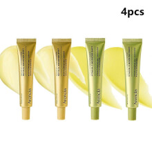 (4 pcs, green and yellow) Arencia Vitamin C Booster Shot 30ml for Dark Spot Care Fine Lines Wrinkles Glass Skin