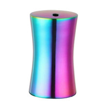 (Neon) Toothpick Holder Large Capacity Dustproof Moistureproof Stainless Steel Mini Dining Table Toothpick Dispenser Container Kitchen Gadget