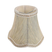 Set of 6 Chandelier Shades,ONLY for Candle Bulbs,Clip-On Fitter Lamp Shades