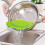 Kitchen Extras Silicone Clip-on Snap And Strainer Clip Colander(1 Pcs, Purple) 3