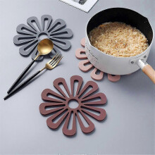 Nordic Style Table Insulation Mat Anti-Scalding Mat Household Plate Mat Floral Non-Slip Coaster