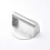 Stainless Steel Burger Press Round (silver) (1pcs) 3