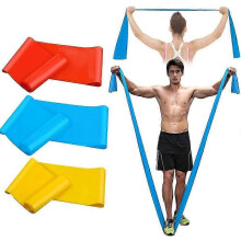 Fitnessbander Widerstandsbnder Krafttraining Gymnastikband Extra Lang Resistance Band Trainingband Fitnessband Widerstandsband Latex Elastisch Stretch