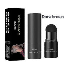 (dark brown) Beard Pen Brush Filler Pencil Enhancer Lasting Repair Moustache Shaping Tools Makeup Engraving