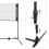 Portable Badminton Net - Adjustable Poles - 5m - Height Adjustable 6