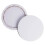 2St Kunstenaarsdoek Ronde Wit Canvas Met Frame 1