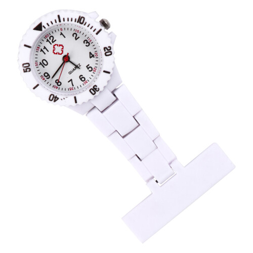 1Praktisch Hanging Nurse Watch Wit Medisch Personeel