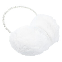 1Witte Oorwarmers Dames Winter Oorbescherming
