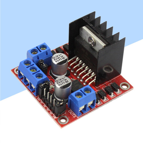 1Dc Stepper Motor Driver Module L298n Controller Board Zwart St Versie 1