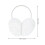 1Witte Oorwarmers Dames Winter Oorbescherming 2