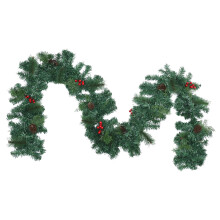 1Kleurrijke Kerst Rattan Met Verlichte Slinger