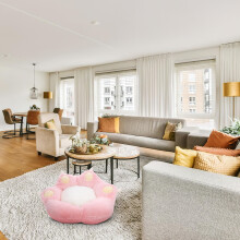1Winterpetbed Roze Kattenkussen Met Verdikte Vulling En Antislip