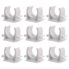 20Duurzame Witte PVC-Klemmen Voor Sanitair En